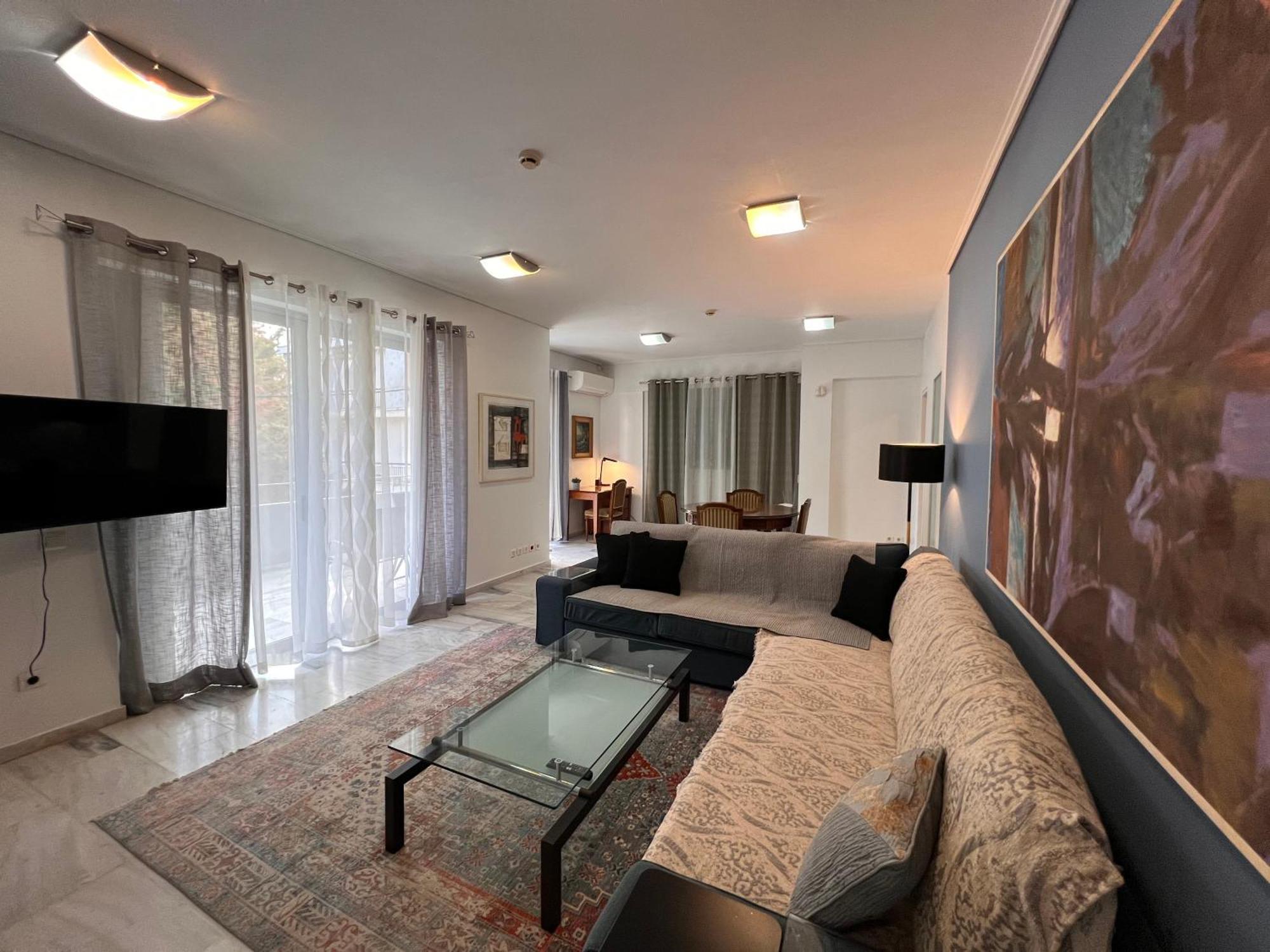 Blue Spacious Flat Wt Parking Nr Marousi Hospitals, By Promoshomes Athens Exterior photo